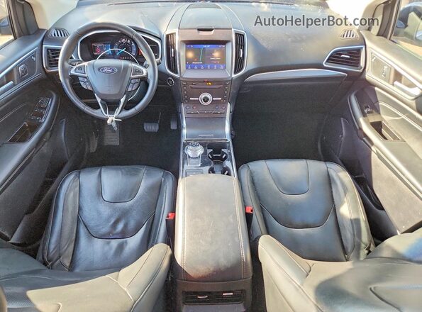 2FMPK4K99KBC53598 2019 FORD EDGE Серый Вид панели приборов