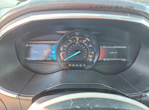 2FMPK4K99KBC53598 2019 FORD EDGE Серый Вид щитка приборов