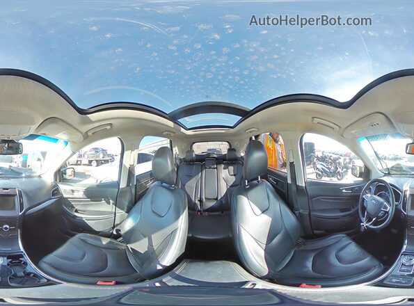 2FMPK4K99KBC53598 2019 FORD EDGE Серый Панорамный вид салона 360°