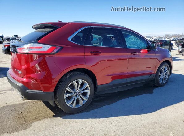 2FMPK4K99KBC72054 2019 FORD EDGE Красный Задняя правая четверть