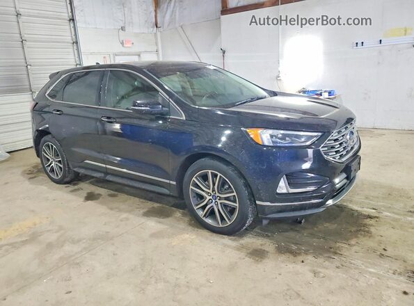2FMPK4K9XKBB08585 2019 FORD EDGE Black Delantero derecho