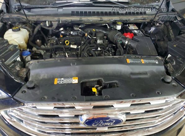 2FMPK4K9XKBB08585 2019 FORD EDGE Black Vista del compartimento del motor