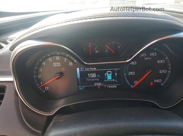 2G1105S30K9117202 2019 CHEVROLET IMPALA Charcoal Вид щитка приладів