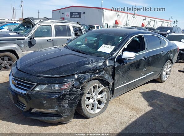 2G1105S33K9107540 2019 CHEVROLET IMPALA Черный Передняя левая четверть