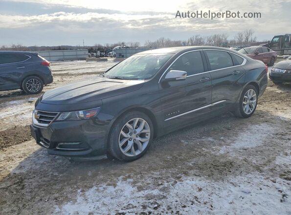 2G1105S33K9107621 2019 CHEVROLET IMPALA Black Առջևի ձախ երեք քառորդ տեսարան