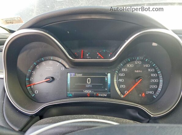 2G1105S33K9107621 2019 CHEVROLET IMPALA Black Սարքավորումների վահանակի տեսք