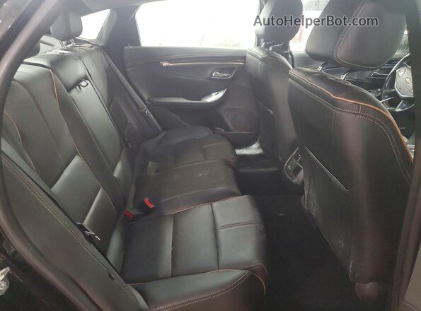 2G1105S34K9158397 2019 CHEVROLET IMPALA Black Вид задніх сидінь