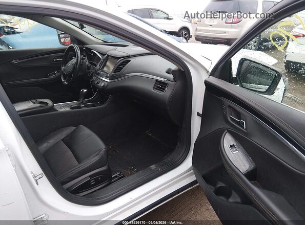 2G1105S37H9140419 2017 CHEVROLET IMPALA Белый Вид салона спереди