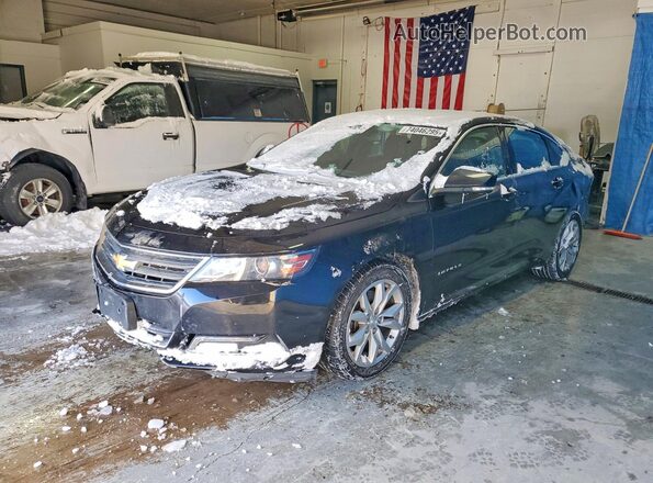 2G1105S37J9174219 2018 CHEVROLET IMPALA Черный Передняя левая четверть