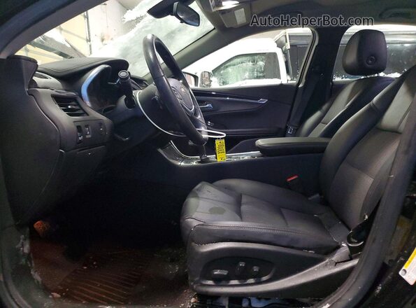 2G1105S37J9174219 2018 CHEVROLET IMPALA Черный Вид салона спереди