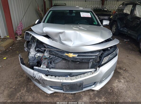 2G1105SA2G9171087 2016 CHEVROLET IMPALA Silver Вид щитка приладів