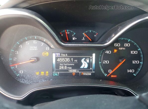 2G1145S30H9150228 2017 CHEVROLET IMPALA Серебряный Вид щитка приборов
