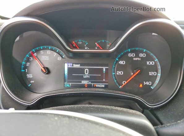 2G11Y5SA4K9146032 2019 CHEVROLET IMPALA Белый Вид щитка приборов