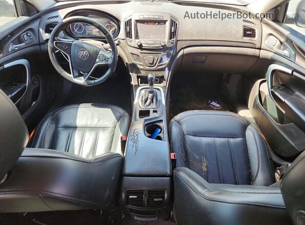 2G4GK5EX0G9155915 2016 BUICK REGAL Silver Dashboard view