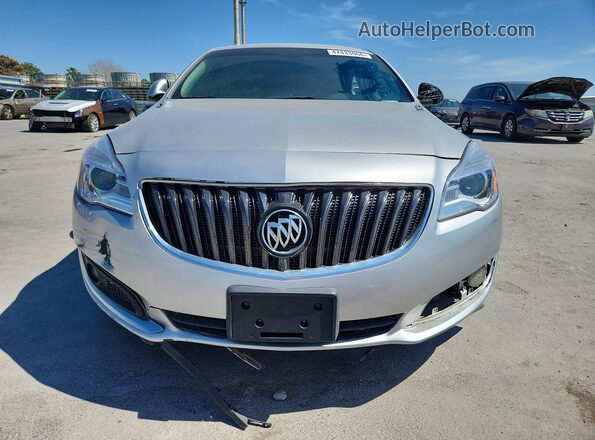 2G4GK5EX0G9155915 2016 BUICK REGAL Silver Front view