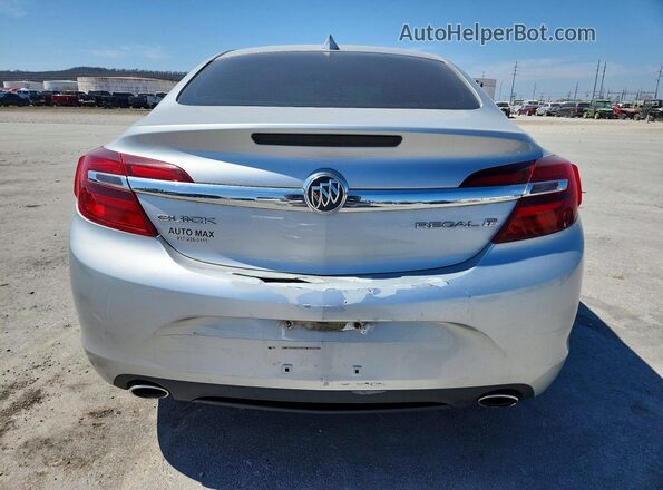 2G4GK5EX0G9155915 2016 BUICK REGAL Silver Rear view