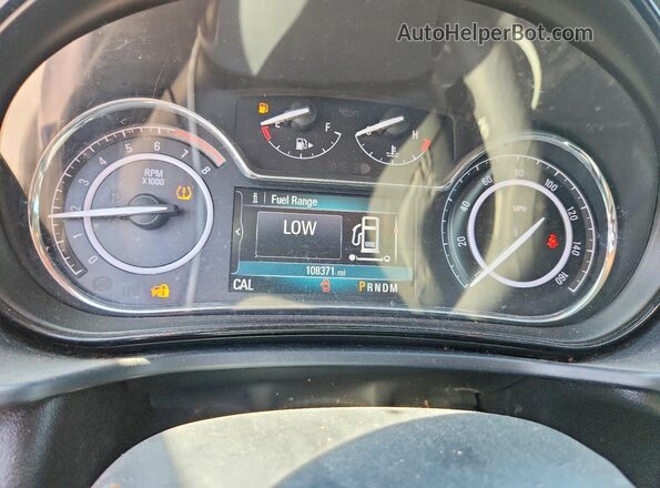 2G4GK5EX0G9155915 2016 BUICK REGAL Silver Instrument cluster view