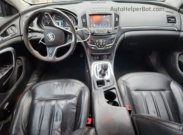 2G4GK5EX0G9182130 2016 BUICK REGAL Угольный Вид панели приборов