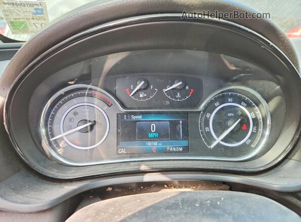 2G4GK5EX0G9182130 2016 BUICK REGAL Угольный Вид щитка приборов