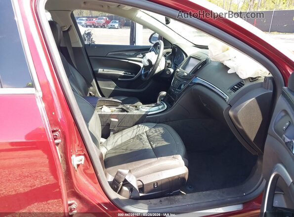 2G4GK5EX4G9164312 2016 BUICK REGAL Красный Вид салона спереди