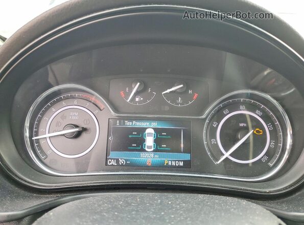 2G4GK5EX4G9197374 2016 BUICK REGAL Угольный Вид щитка приборов