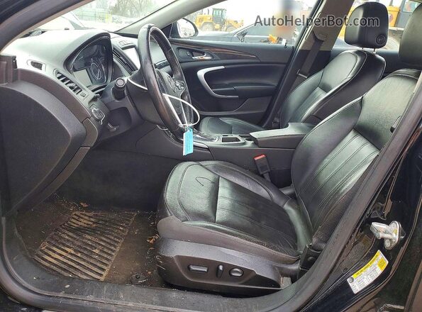 2G4GK5EX4G9197374 2016 BUICK REGAL Угольный Вид салона спереди