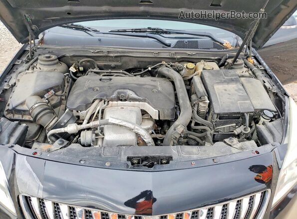 2G4GK5EX4G9197374 2016 BUICK REGAL Угольный Вид задней части салона