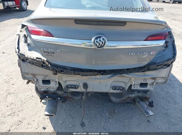 2G4GL5EX5H9191582 2017 BUICK REGAL Beige Вид спереду
