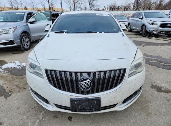 2G4GS5GX6G9168133 2016 BUICK REGAL White Widok z przodu