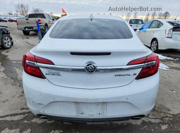 2G4GS5GX6G9168133 2016 BUICK REGAL White Widok z tyłu
