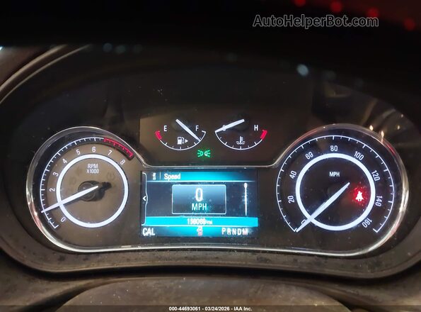 2G4GS5GX8G9118401 2016 BUICK REGAL Красный Вид задних сидений