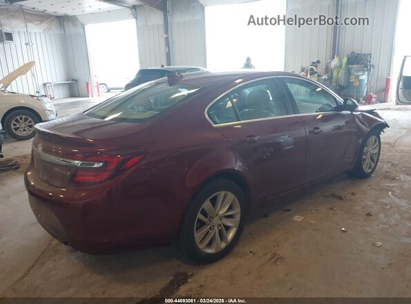 2G4GS5GX8G9118401 2016 BUICK REGAL Красный Задняя правая четверть