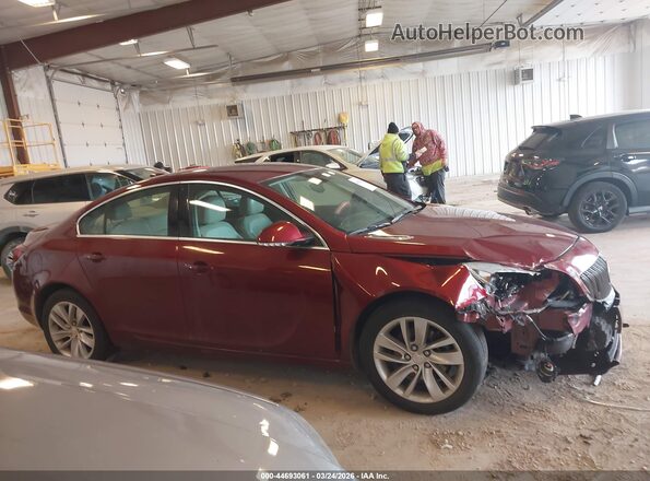 2G4GS5GX8G9118401 2016 BUICK REGAL Красный Вид задней части салона