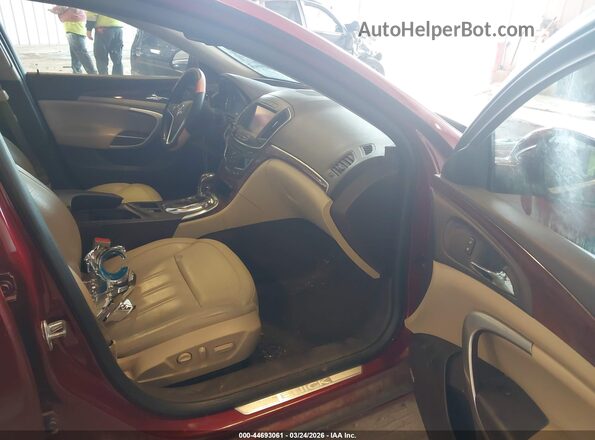 2G4GS5GX8G9118401 2016 BUICK REGAL Красный Вид салона спереди
