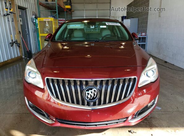 2G4GS5GXXG9198476 2016 BUICK REGAL Бордовый Вид спереди