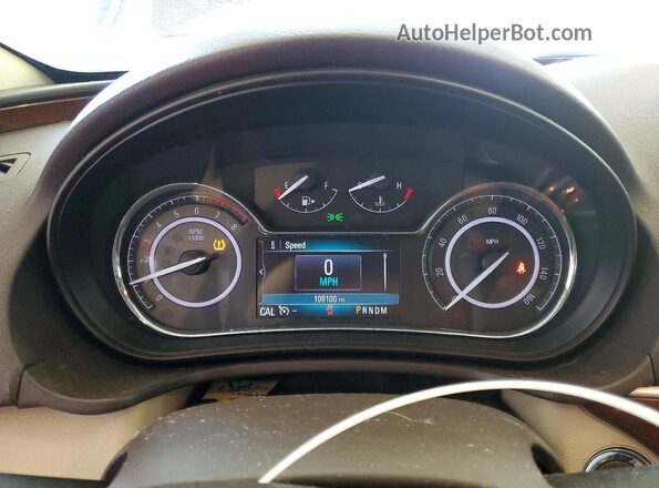 2G4GS5GXXG9198476 2016 BUICK REGAL Бордовый Вид щитка приборов
