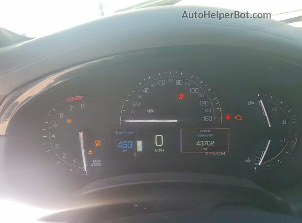 2G61M5S35K9130347 2019 CADILLAC XTS Белый Вид щитка приборов
