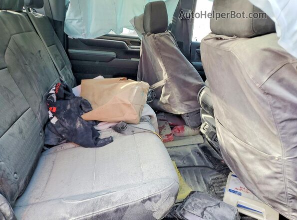 2GC1KNEY3S1232061 2025 CHEVROLET SILVERADO Black Rear seats view