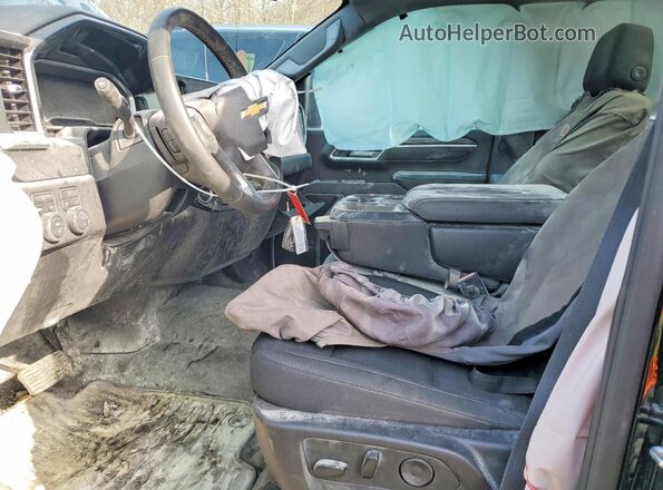 2GC1KNEY3S1232061 2025 CHEVROLET SILVERADO Black Front interior view