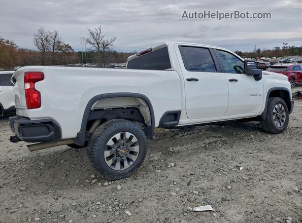 2GC4YME75R1252576 2024 CHEVROLET SILVERADO Белый Задняя правая четверть