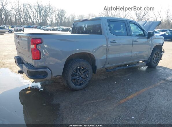 2GCUDEED8R1154908 2024 CHEVROLET SILVERADO Серый Задняя правая четверть