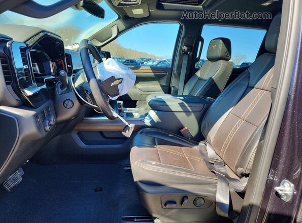 2GCUDJEDXN1502422 2022 CHEVROLET SILVERADO Black Vista interior delantera