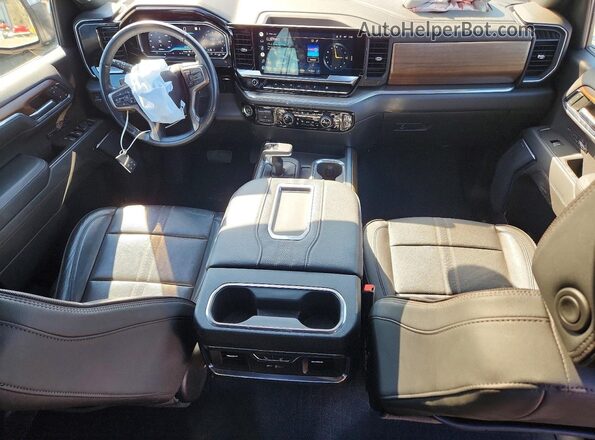 2GCUDJEDXN1502422 2022 CHEVROLET SILVERADO Black Vista del salpicadero