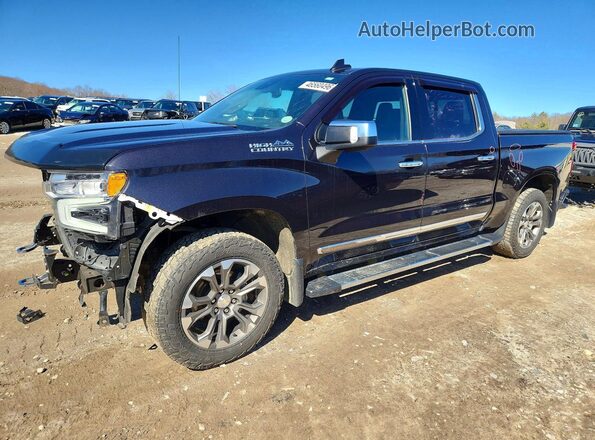 2GCUDJEDXN1502422 2022 CHEVROLET SILVERADO Black Vista tres cuartos delantera izquierda