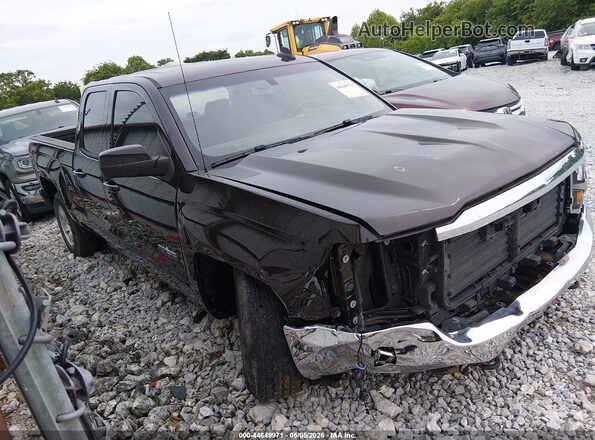 2GCVKREC3J1109842 2018 CHEVROLET SILVERADO Черный Передняя правая четверть