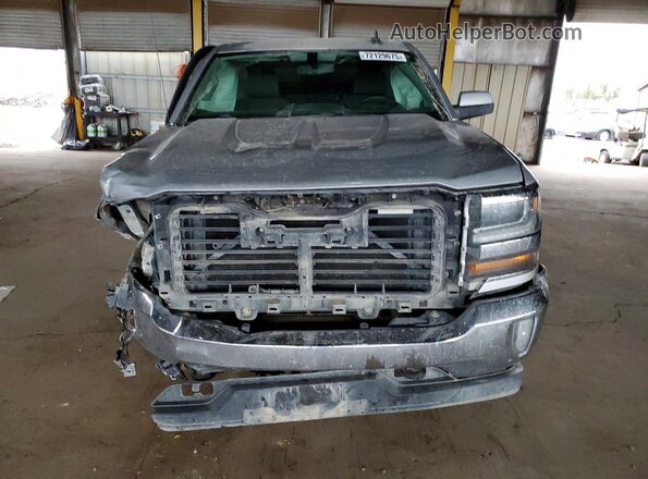 2GCVKREC7J1101100 2018 CHEVROLET SILVERADO Серебряный Вид спереди
