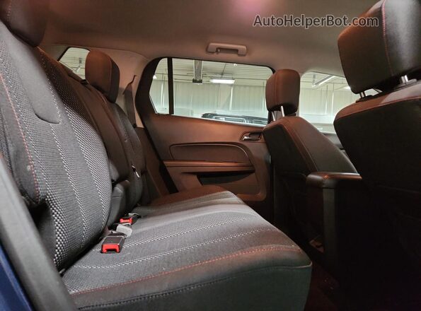 2GKALMEK7H6198595 2017 GMC TERRAIN Синий Вид задних сидений