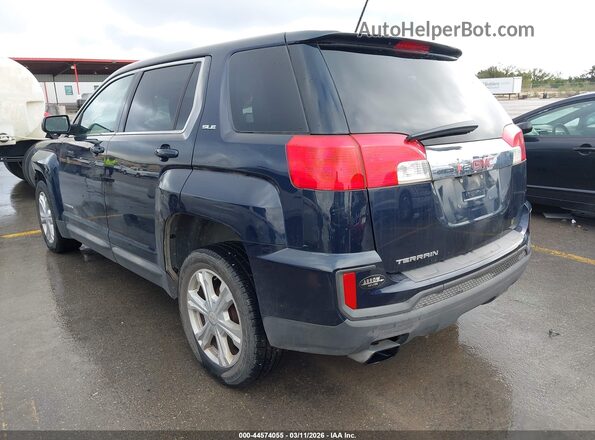 2GKALMEK7H6271917 2017 GMC TERRAIN Dark Blue Задняя левая четверть