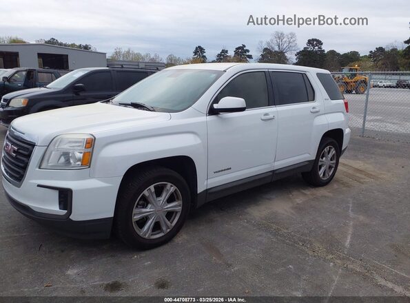 2GKALMEK8H6271067 2017 GMC TERRAIN Белый Передняя левая четверть
