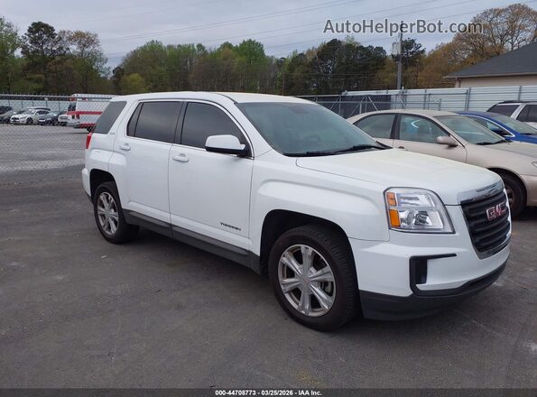 2GKALMEK8H6271067 2017 GMC TERRAIN Белый Передняя правая четверть